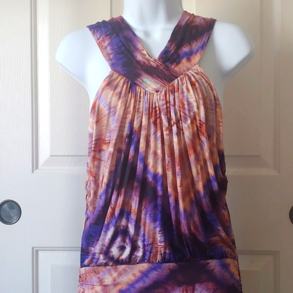 New fitted tie-dye dress